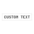 Custom  Text Stencil